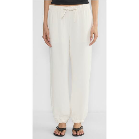 Wilfred Venice Relaxed Japanese crepe joggers birch white - Picture 5 of 6
